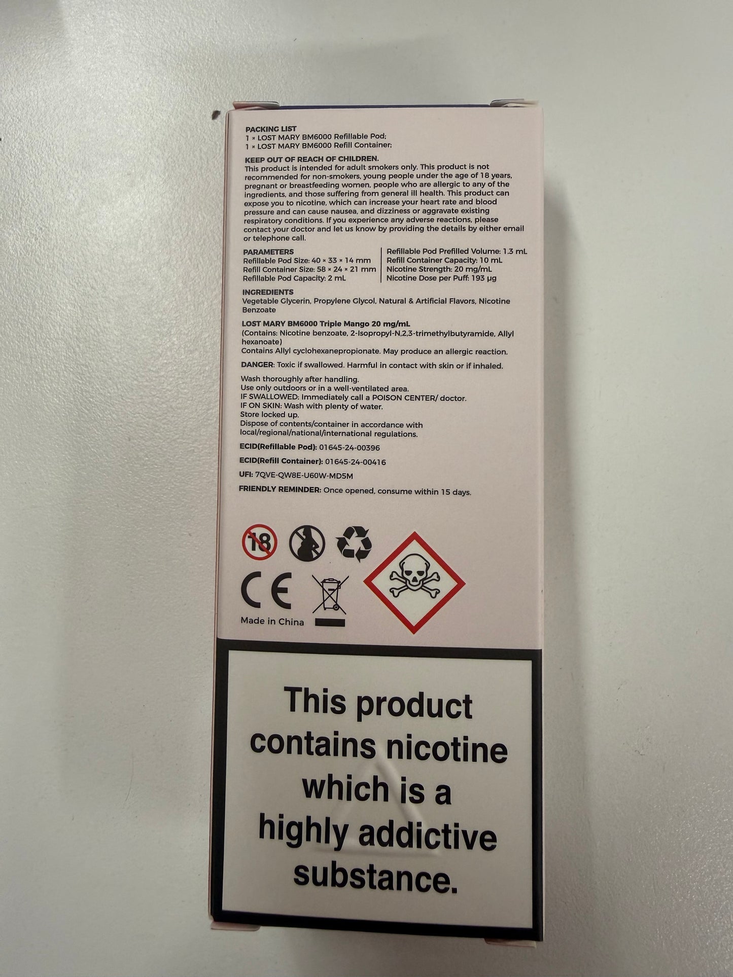 lost mary bm6000 pod