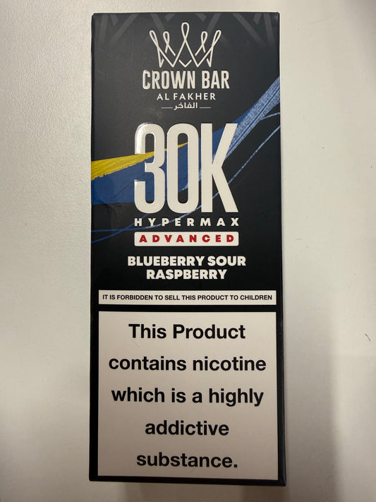 crown bar 30 k puffs hypermax advanced
