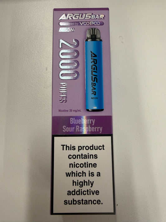 ARGUS BAR NEON 2000 PUFFS