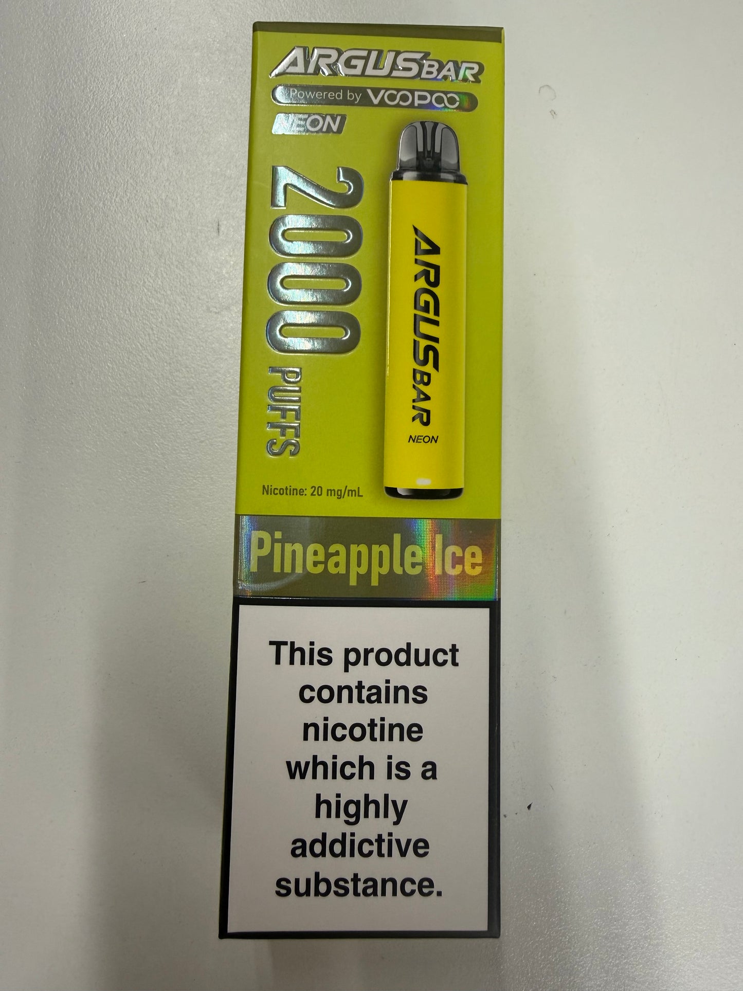 ARGUS BAR NEON 2000 PUFFS