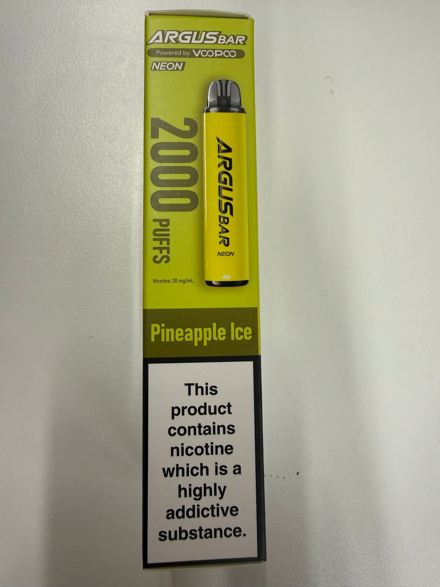 ARGUS BAR NEON 2000 PUFFS