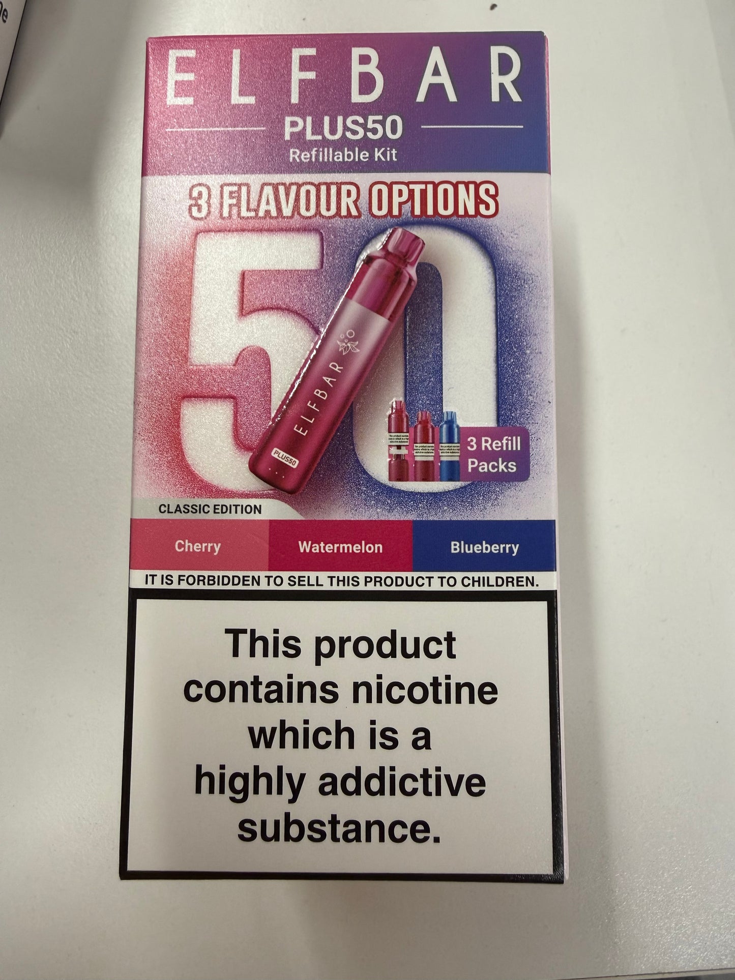 ELFBAR PLUS 50K REFILLABLE KIT