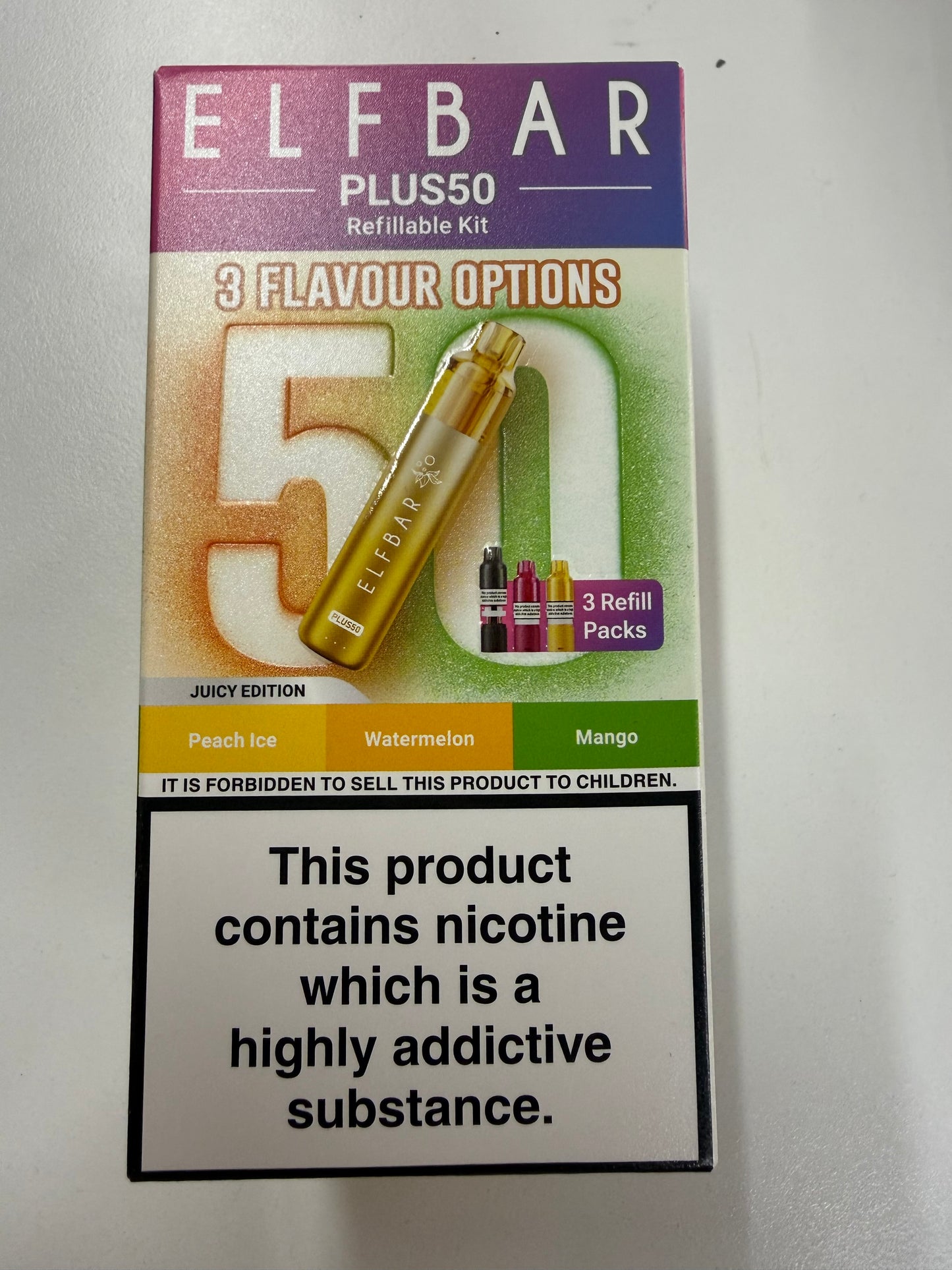 ELFBAR PLUS 50K REFILLABLE KIT