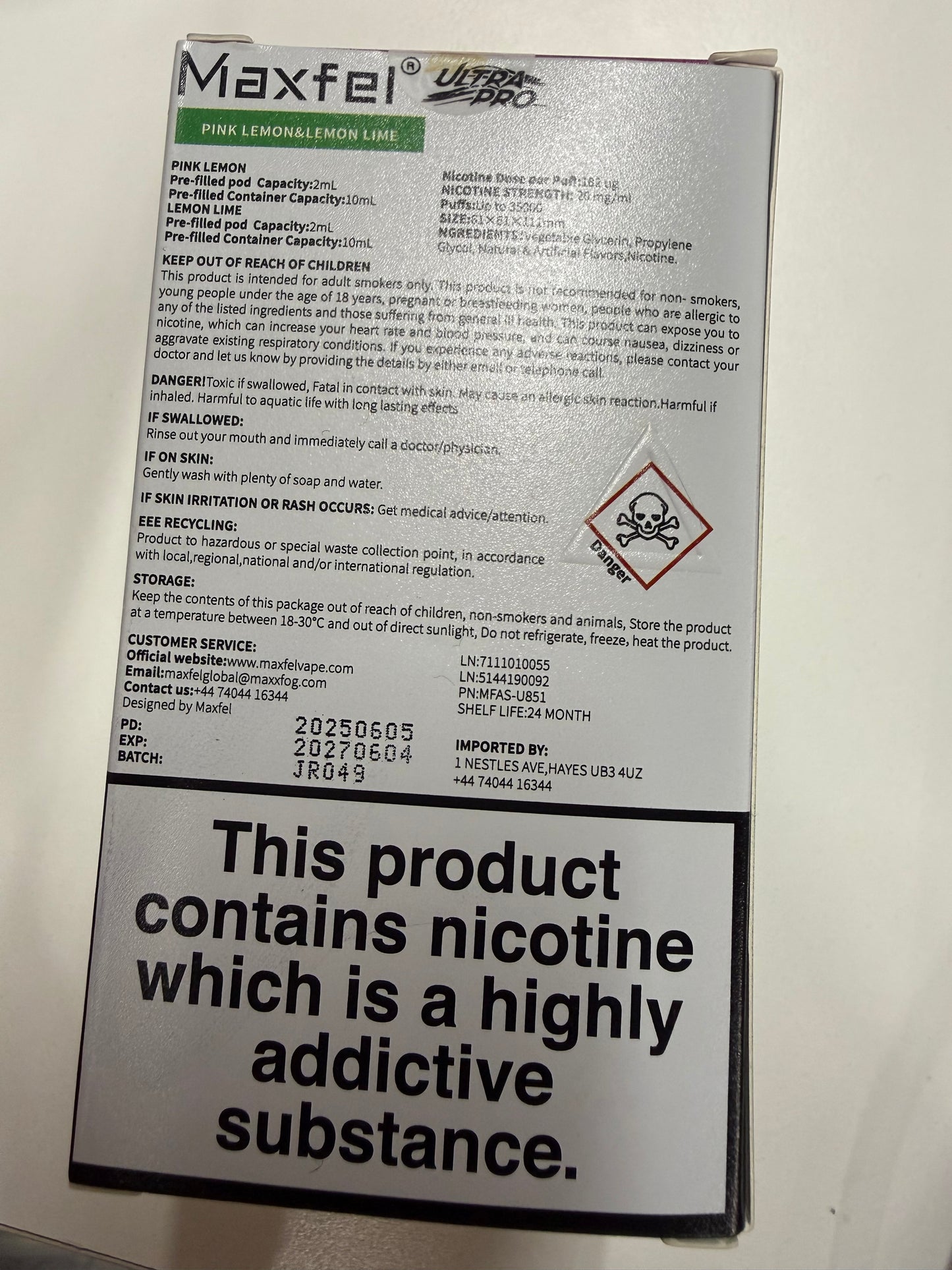 MAXFEL ULTRA PRO 35K 2 FLAVOURS